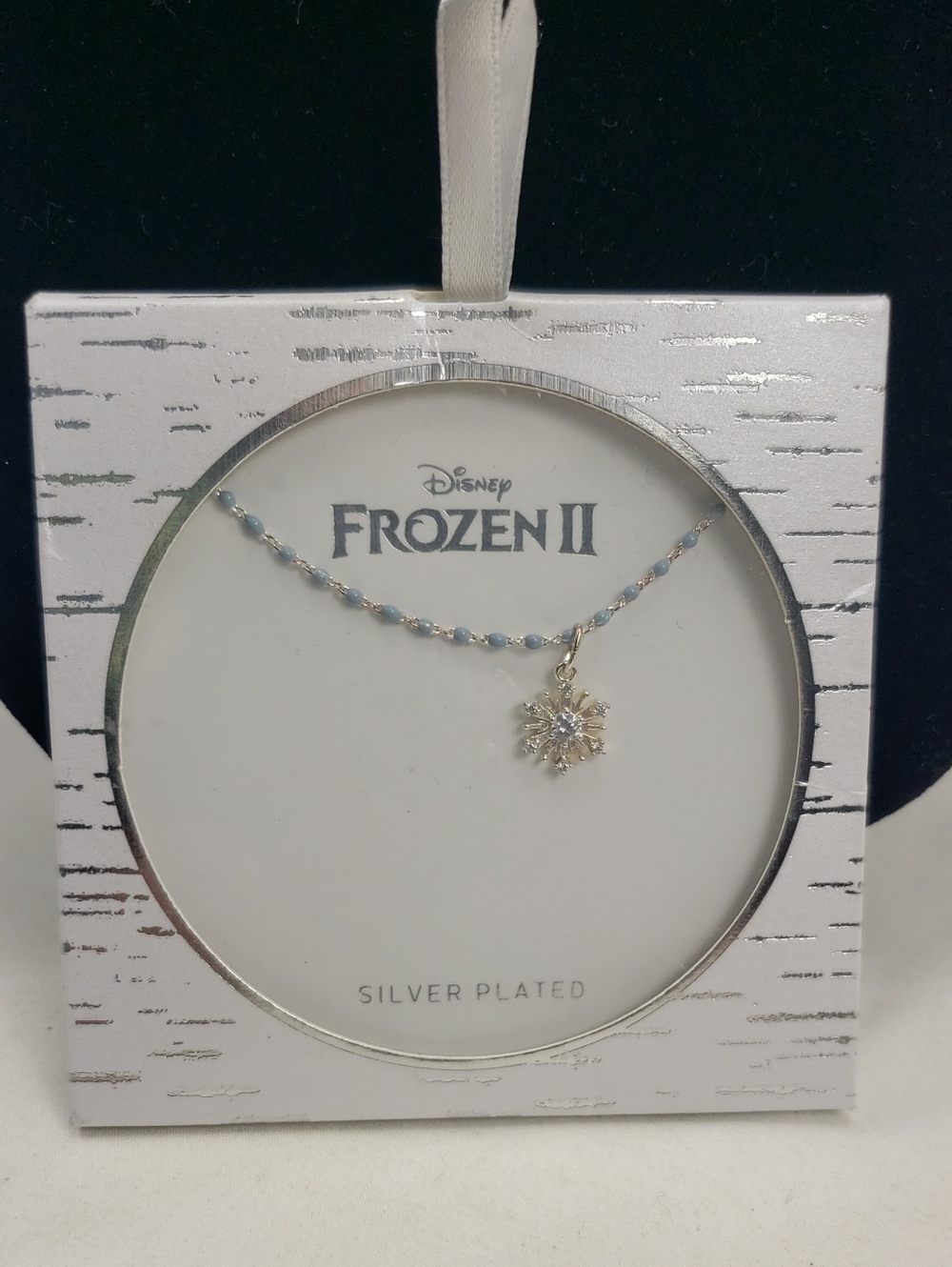 Disney Frozen II Silver Plated Snowflake Necklace NWT